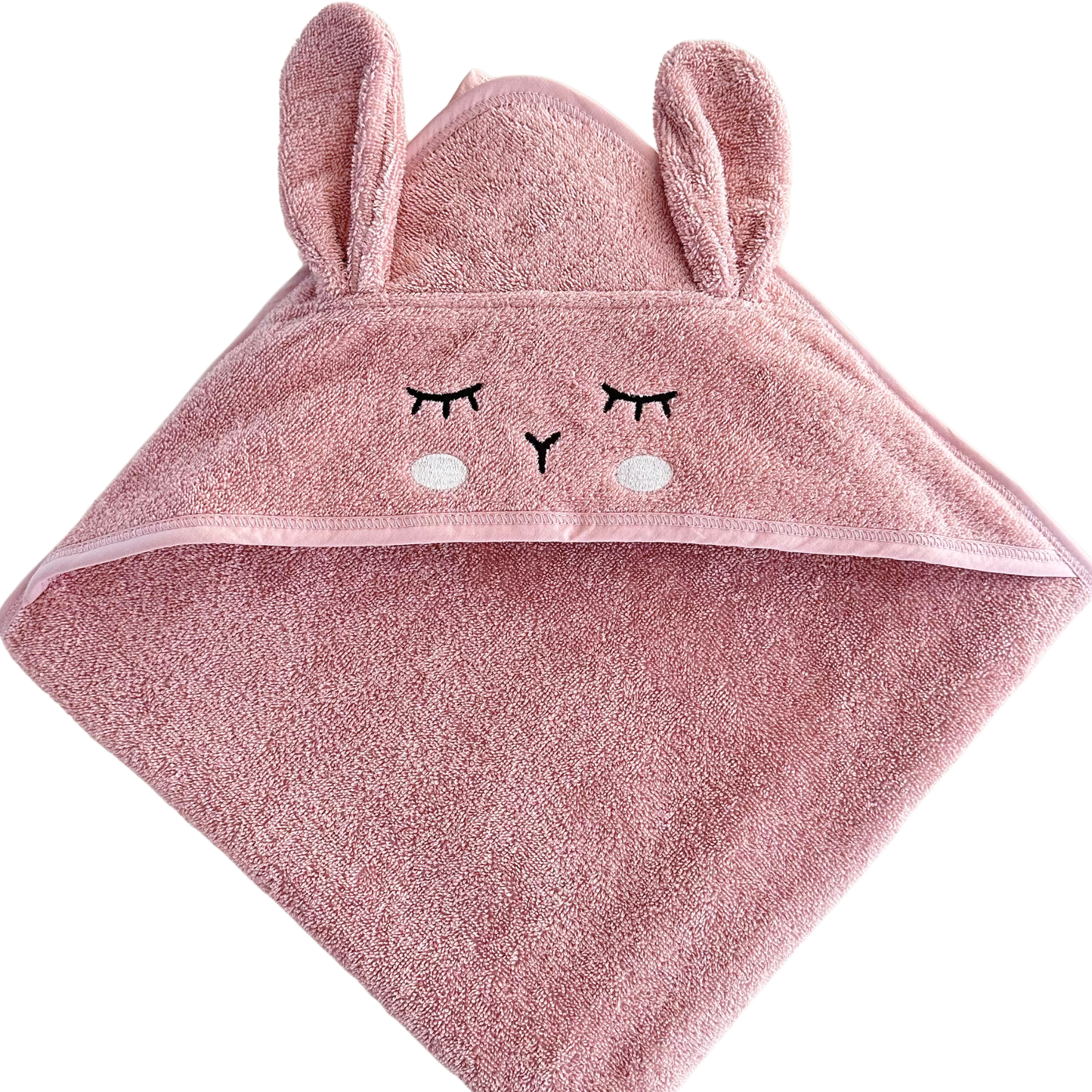 Kapuzenhandtuch Hase Rosa