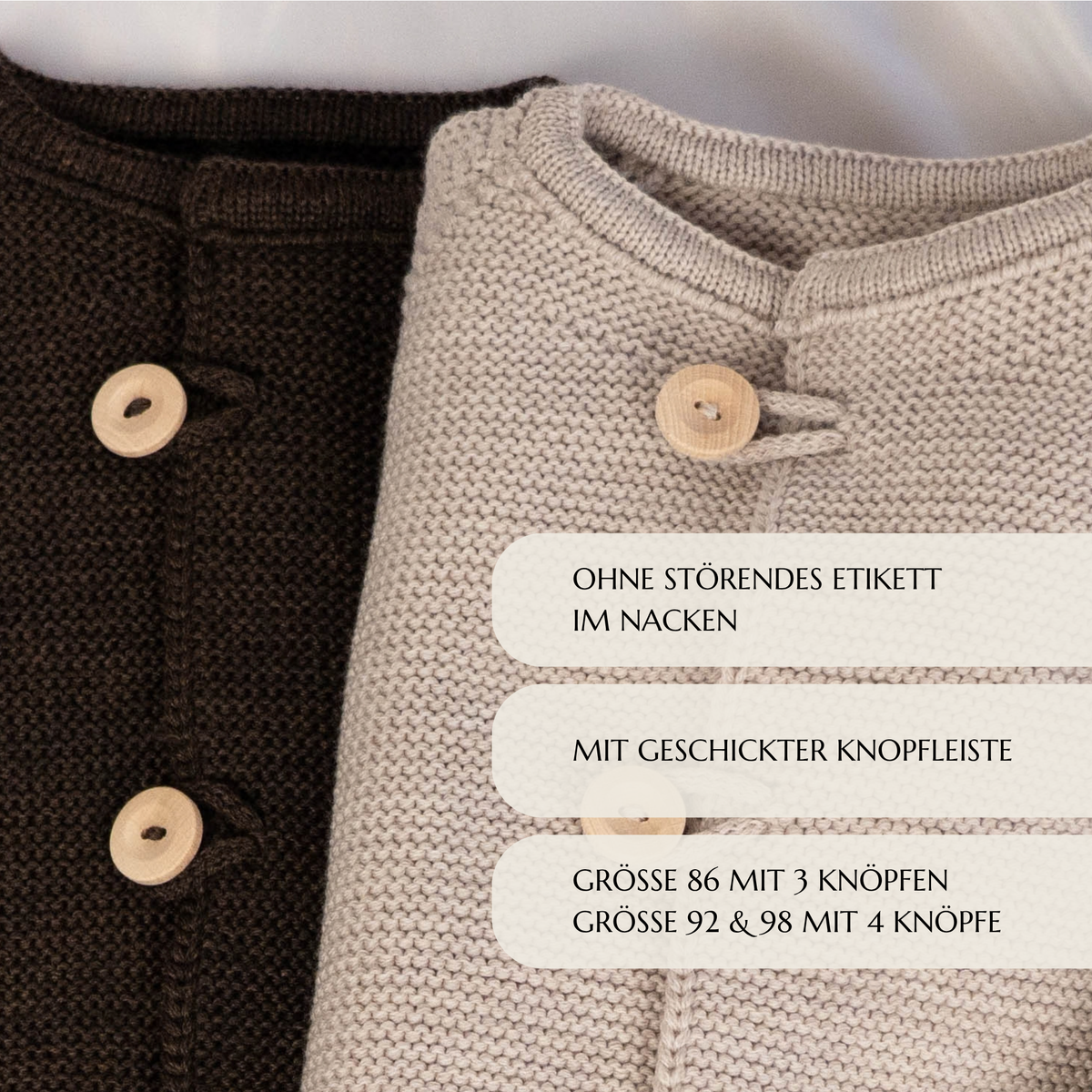 Cardigan aus Merinowolle