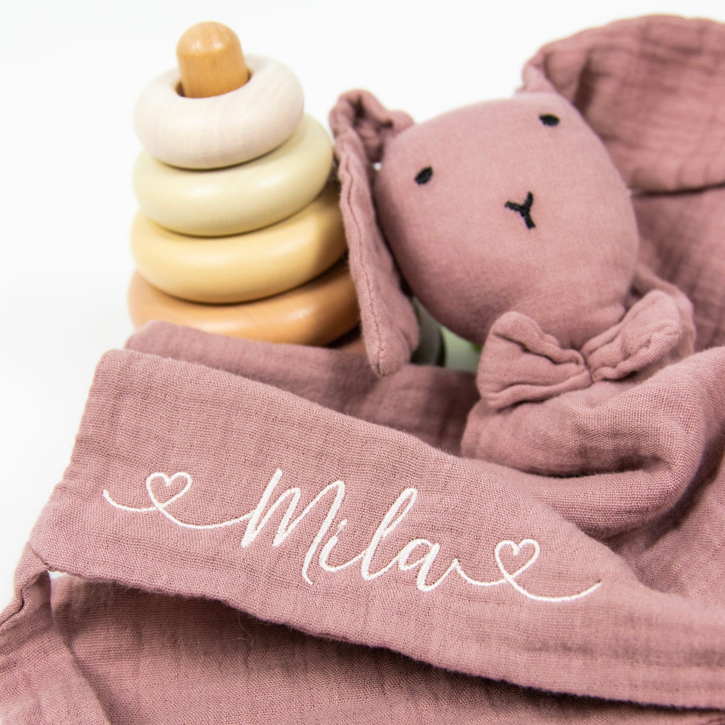 SCHMUSETUCH HASE DUSTY ROSE